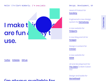 Tablet Screenshot of clarklab.com